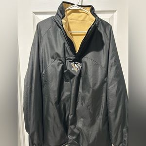 Reversible fleece lined pullover